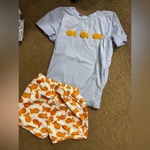 Goldfish T-Shirt and Shorts Set